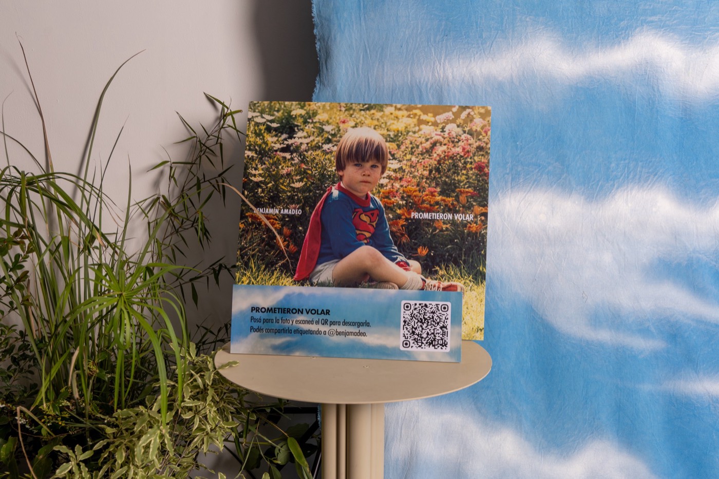Tapa del disco Prometieron volar con código QR