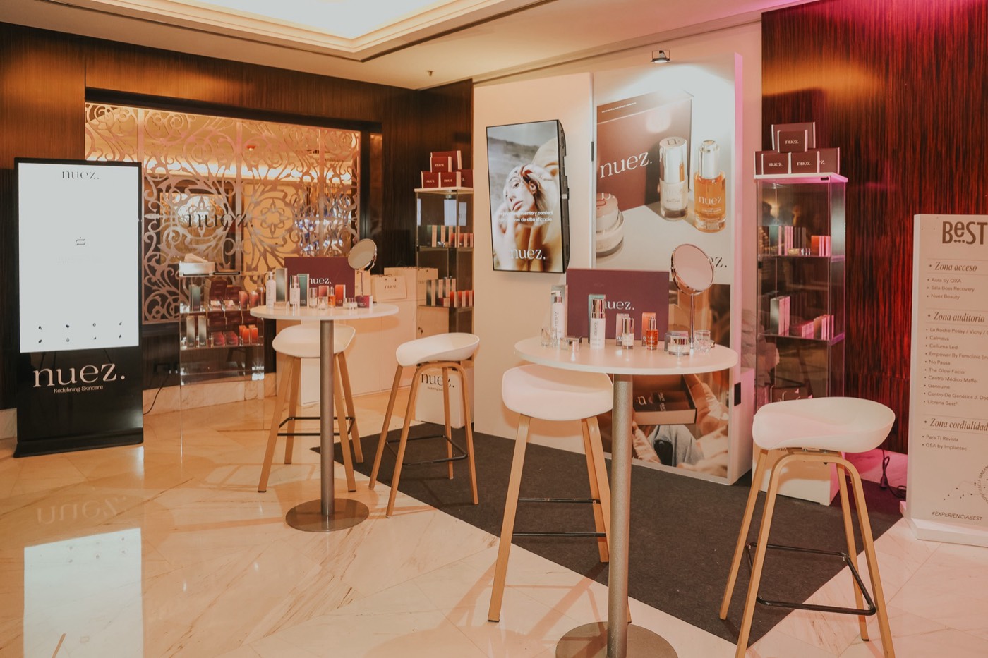 Stand de Nuez en el Four Seasons